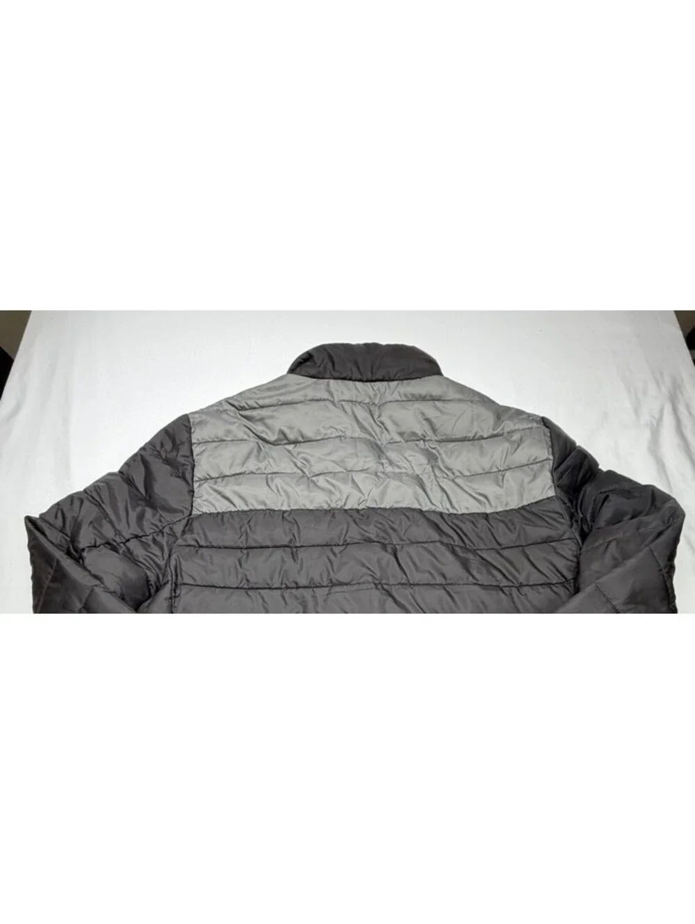 True Religion Men's Puffer Jacket Full Zip Logo Size Small Black